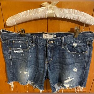 Abercrombie and fitch jean shorts, size 10, great condition!